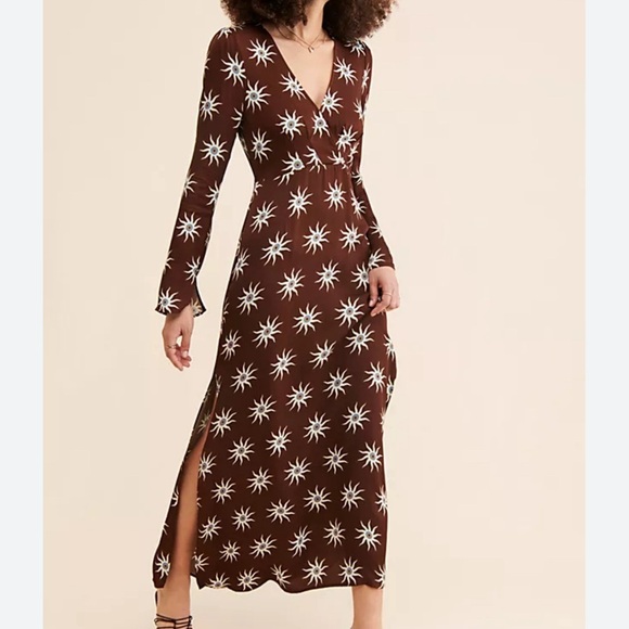 The Wolf Gang Gaia Maxi Dress from Free People Size Small - Picture 1 of 10